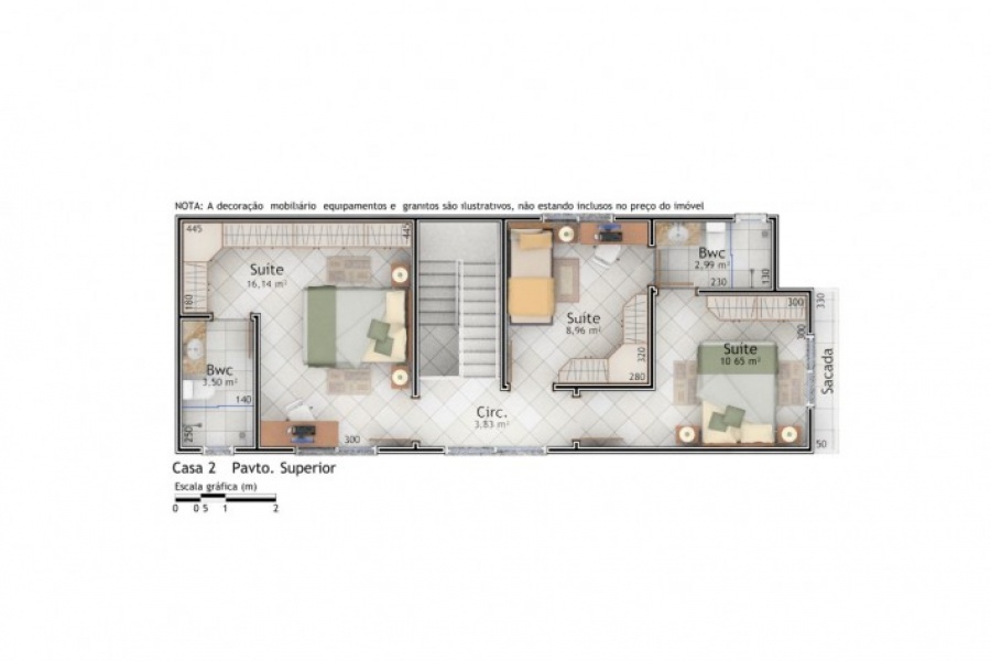 3 Casas Individuais em Condomínio – Marinas do Campeche II Lote 01 QuadraJ